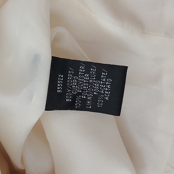 Black and White Prom Dress with Bow - Picture 6 of 8